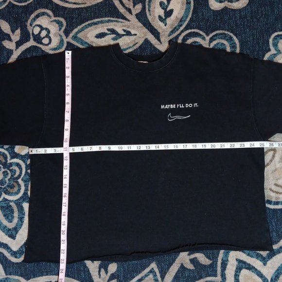 House of 950 black crop oversize sweatshirt XL - Picture 3 of 7